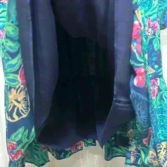 NWT Lilly Pulitzer Sz 6 Gabriel Dress Sz 6 LOW TIDE NAVY LIFE OF PARTY Item#Y - Picture 12 of 13